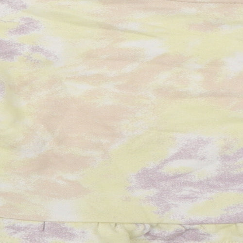 Nutmeg Girls Multicoloured Geometric Cotton Kimono Blouse Size 2 Years Roll Neck  - 1 1/2 - 2 years