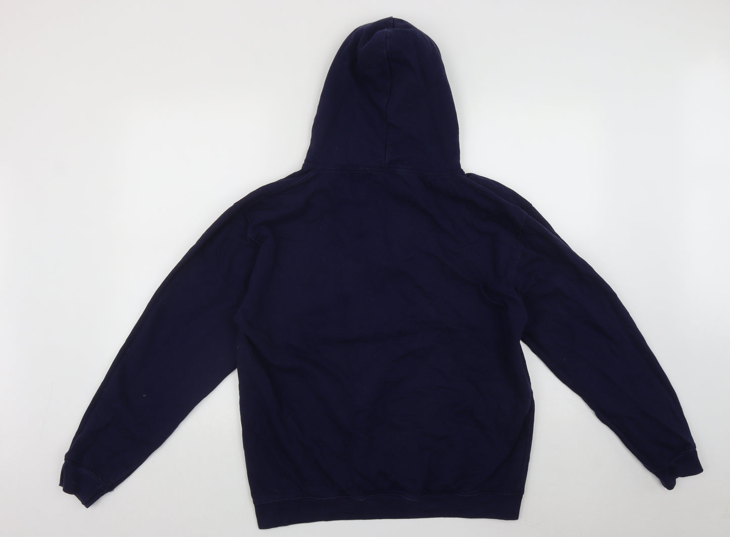 AWD Mens Blue  Cotton Pullover Hoodie Size L   - Cosplay Print