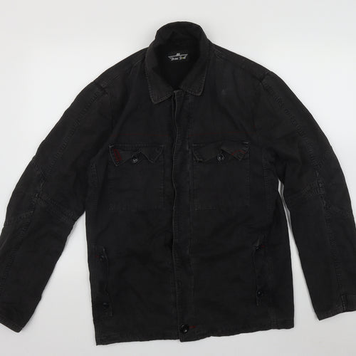 Brave Soul Womens Black   Jacket  Size XS  Button