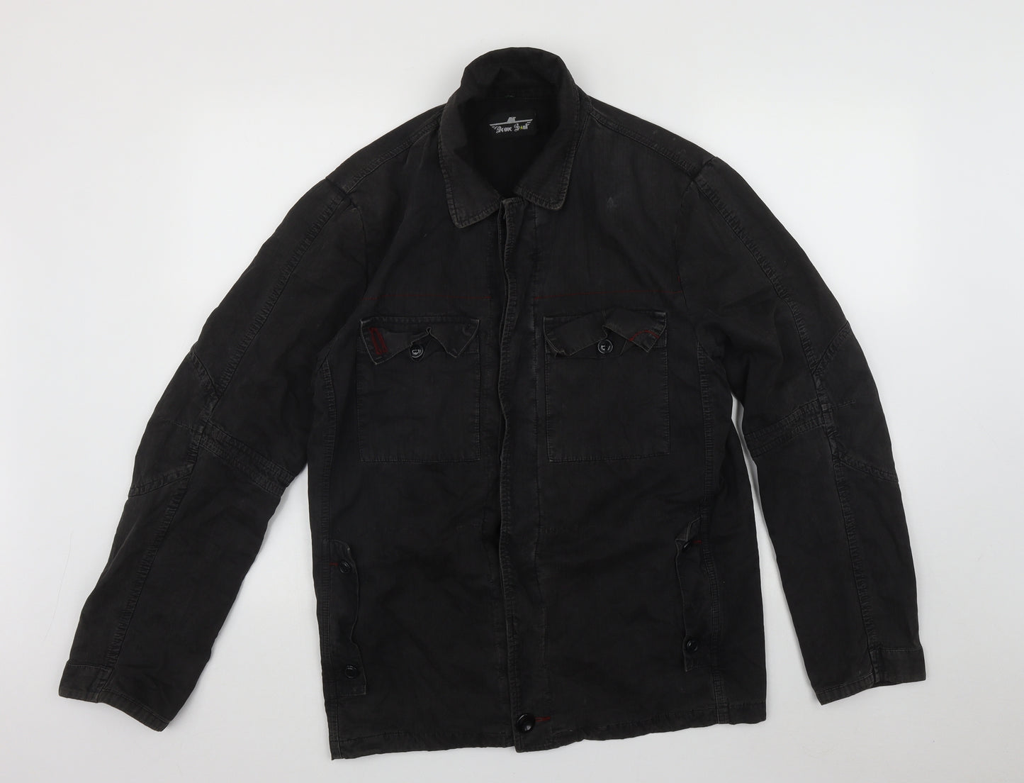 Brave Soul Womens Black   Jacket  Size XS  Button