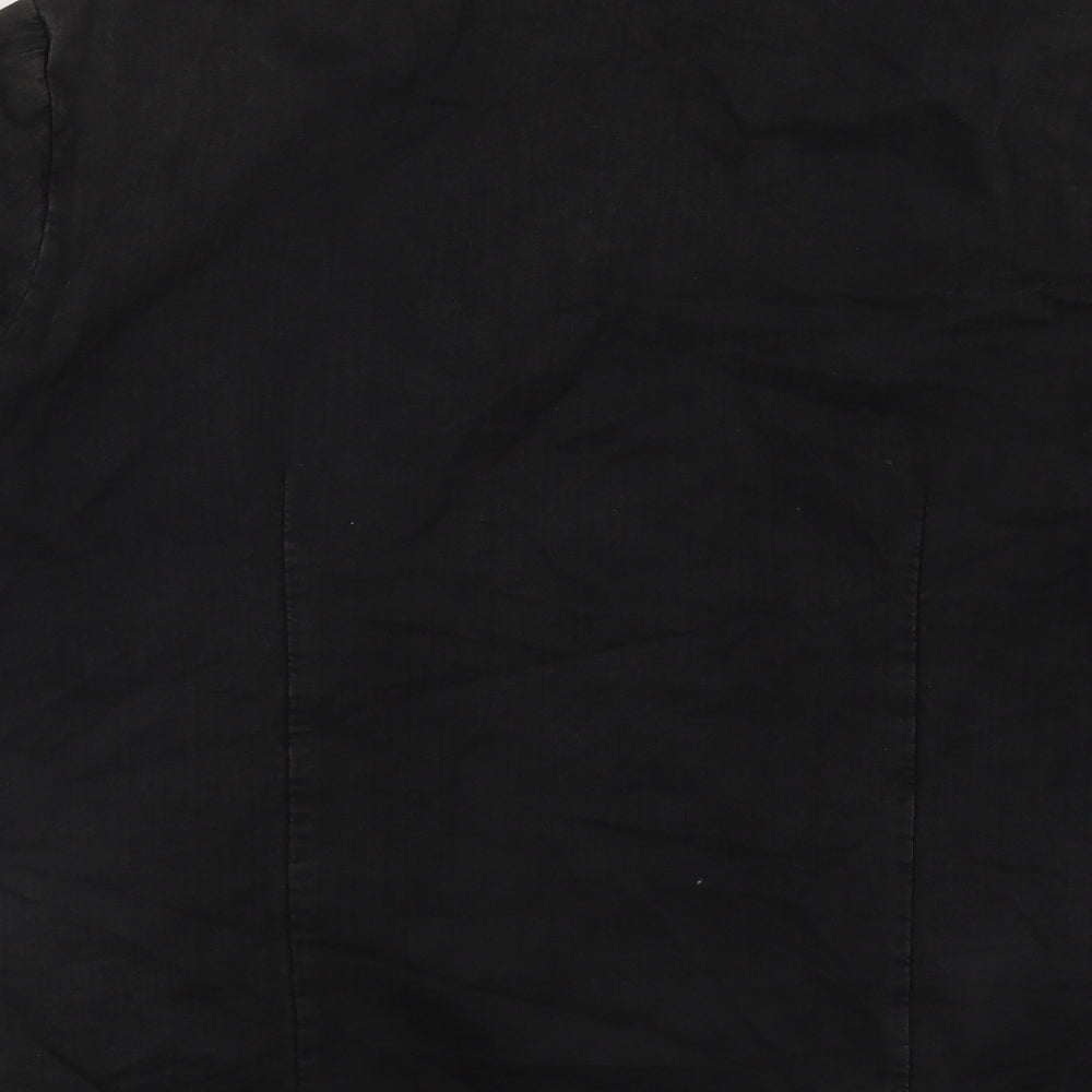 Brave Soul Womens Black   Jacket  Size XS  Button