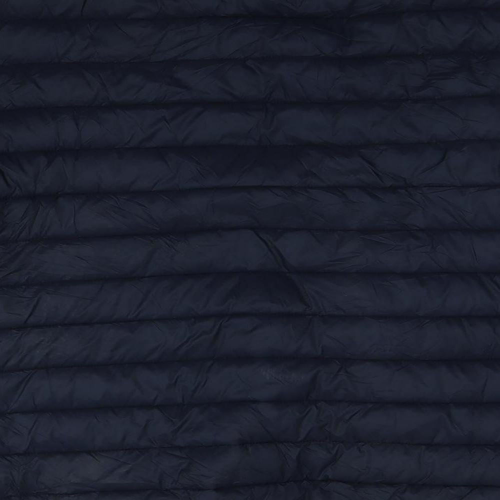 TU Mens Blue   Pea Coat Coat Size L  Zip