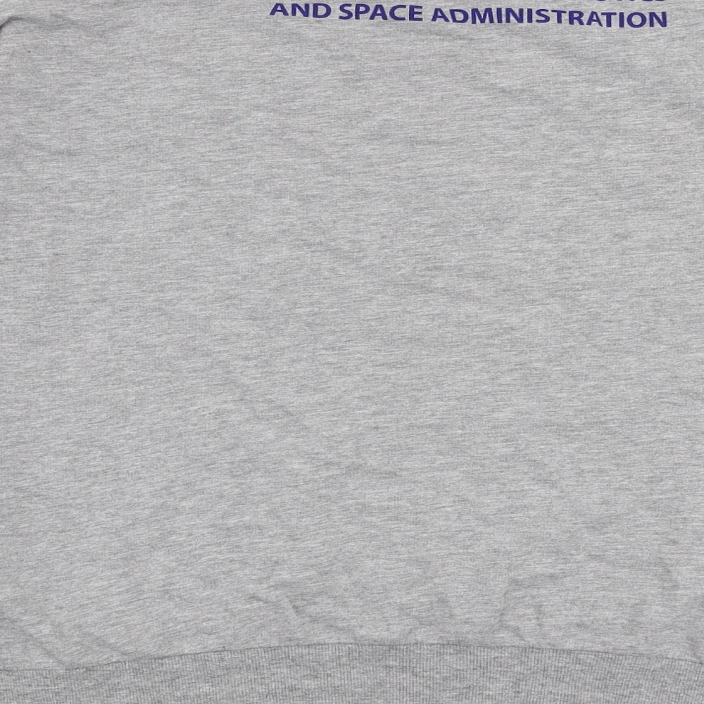 H&M Mens Grey  Cotton Pullover Sweatshirt Size M   - Nasa