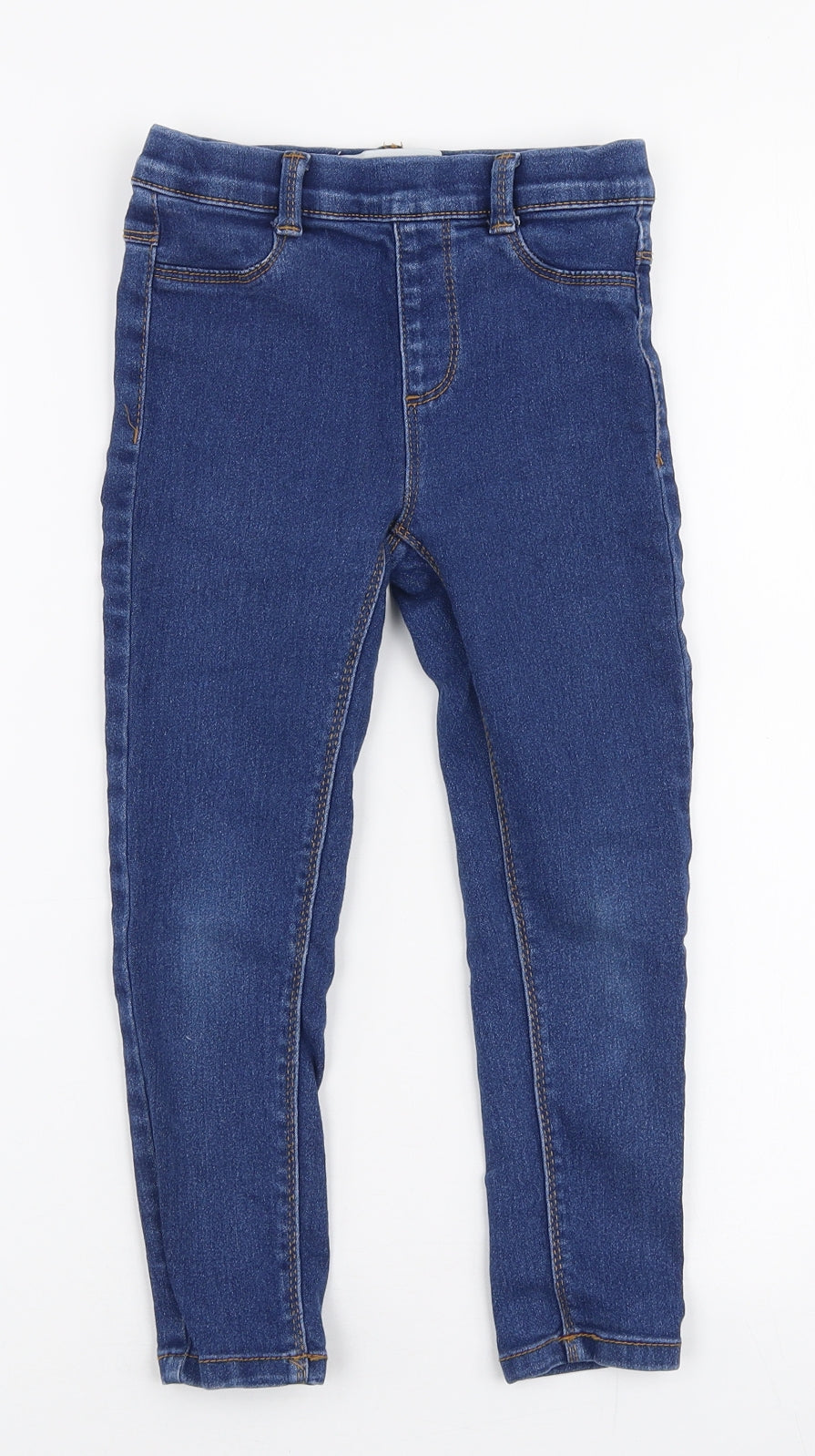 Denim Co Girls Blue  Cotton Jegging Jeans Size 5-6 Years  Slim Pullover