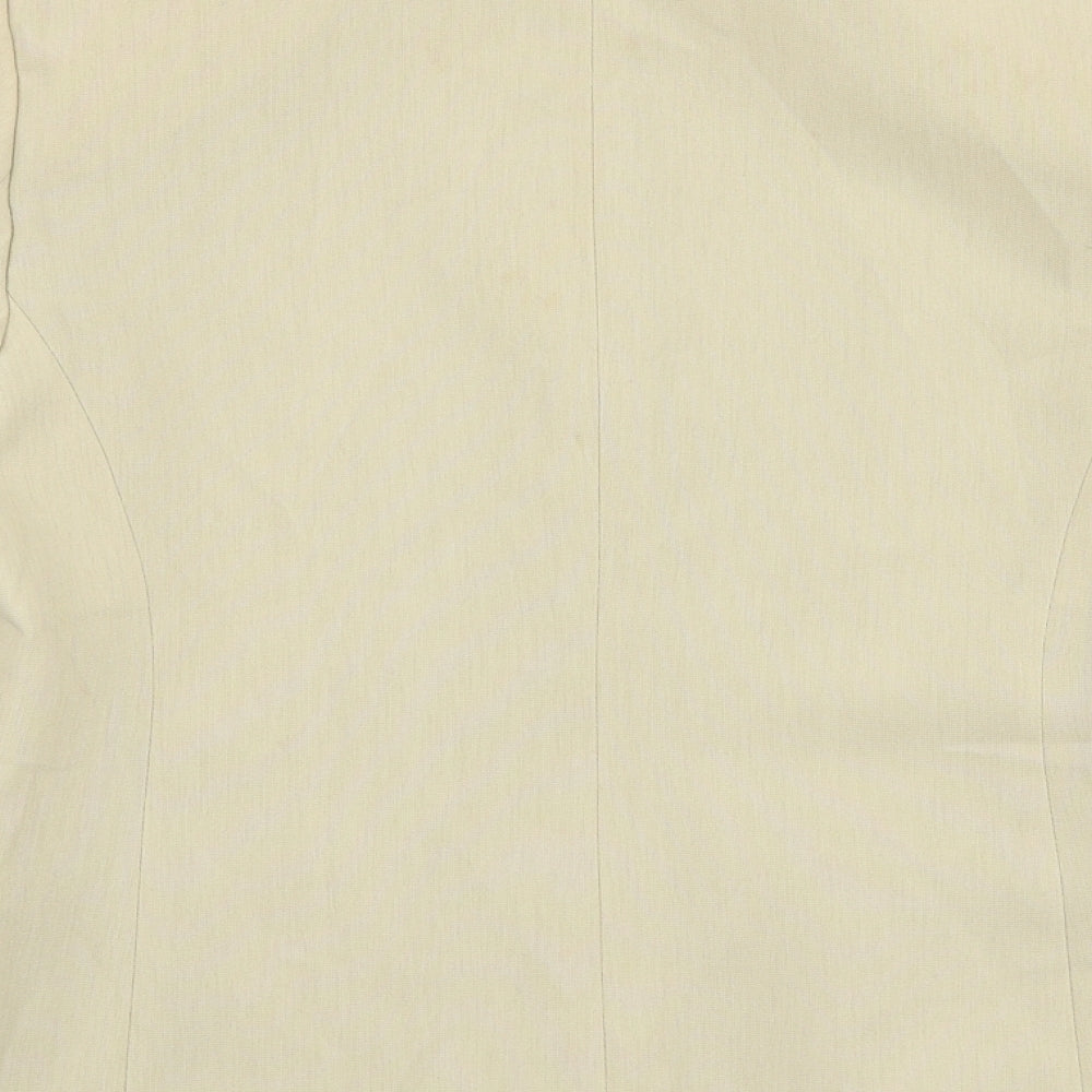 BHS Womens Beige   Jacket Blazer Size 8  Button