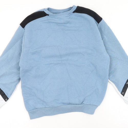 New Look Boys Blue Round Neck  Polyester Pullover Jumper Size 9 Years  Pullover - NYC Upper East Side