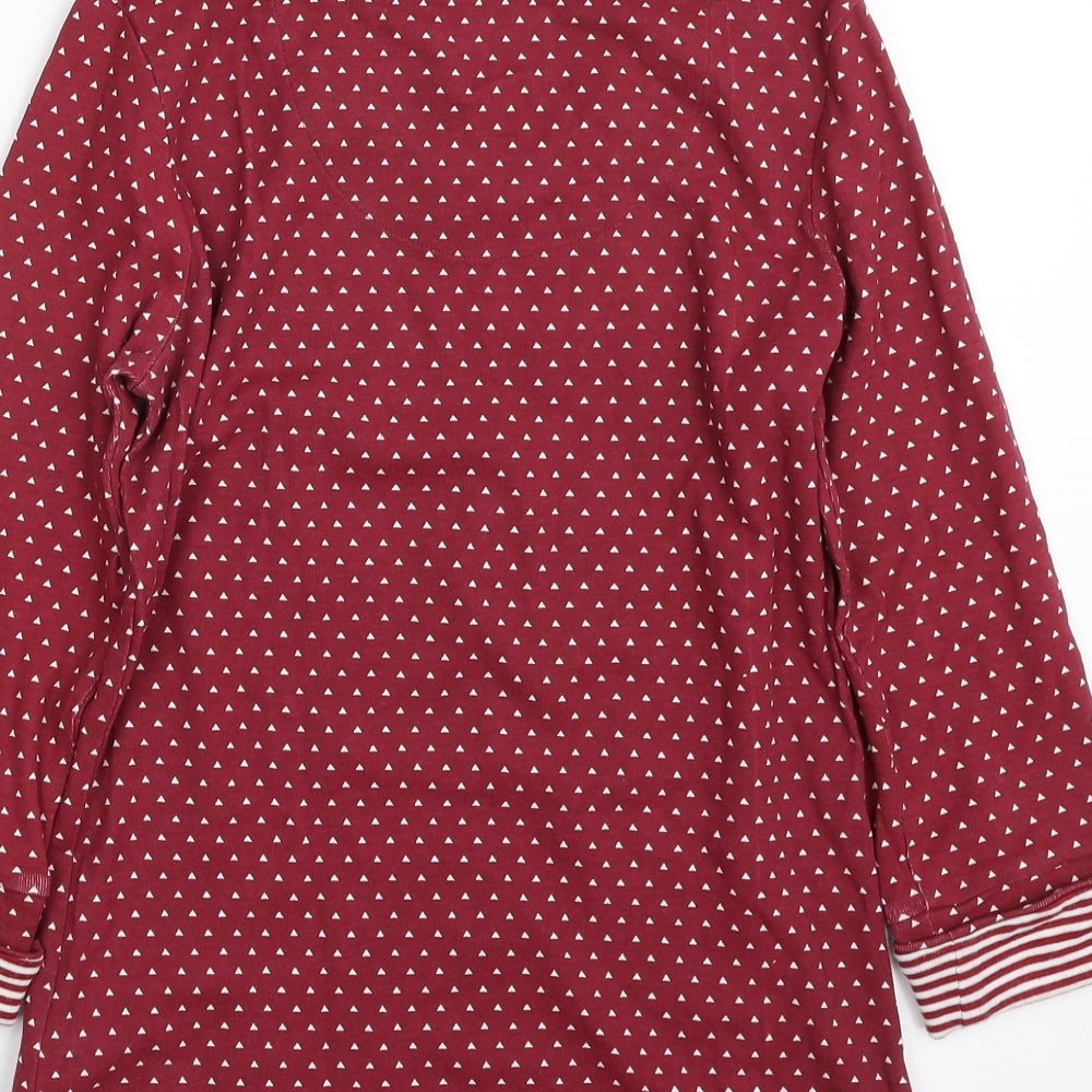 AJC Womens Purple Geometric 100% Cotton Pullover Sweatshirt Size XS  Pullover - 79