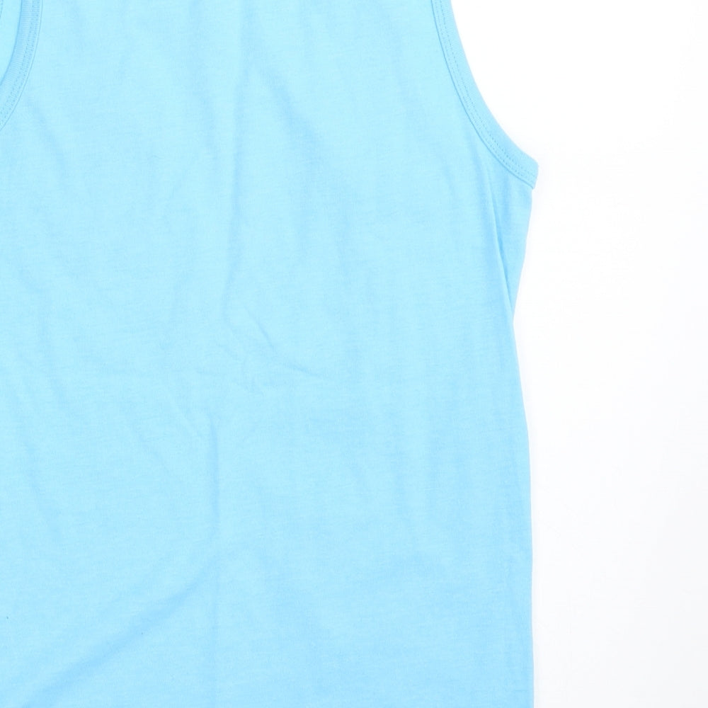 NEXT Boys Blue  100% Cotton Vest Sweatshirt Size 11 Years  Pullover
