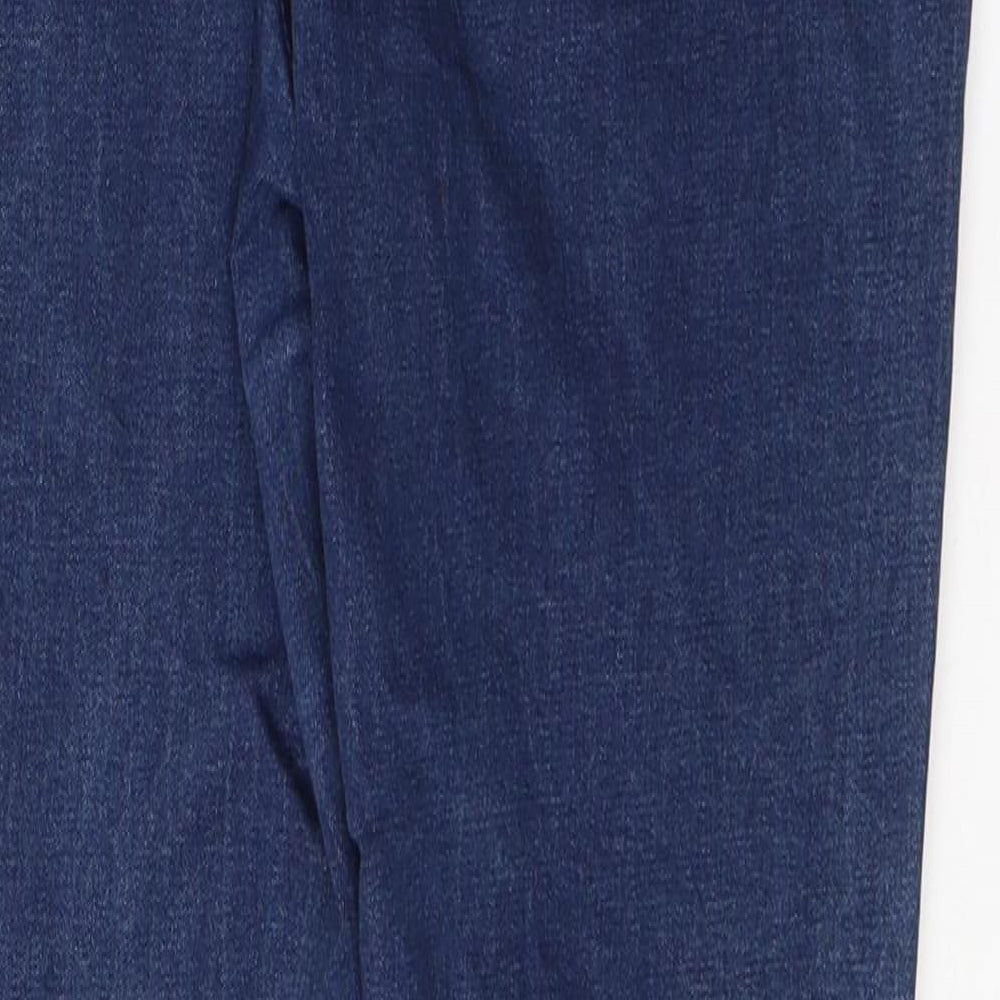 George Womens Blue  Cotton Skinny Jeans Size 12 L27 in Regular Button