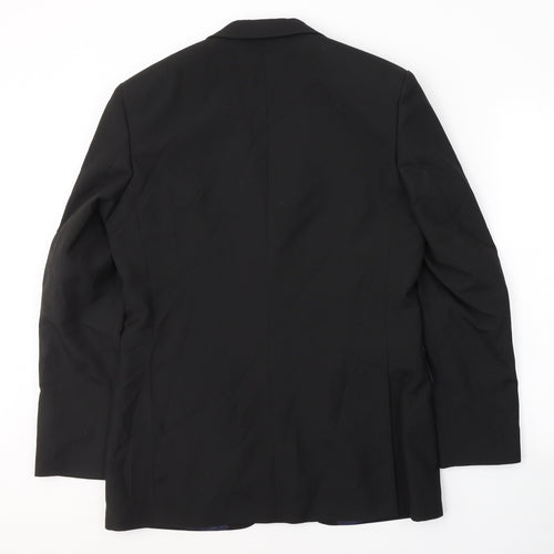 SCOTT&TAYLOR Mens Black  Polyester Jacket Suit Jacket Size M