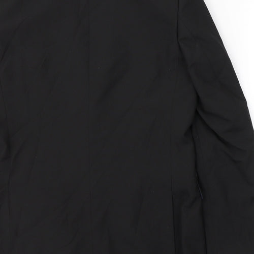 SCOTT&TAYLOR Mens Black  Polyester Jacket Suit Jacket Size M