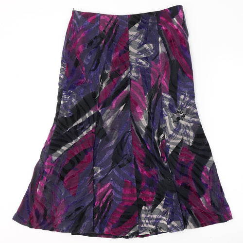 Vogue Womens Multicoloured Geometric Polyester Trumpet Set Size 10   Zip