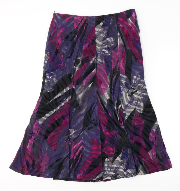 Vogue Womens Multicoloured Geometric Polyester Trumpet Set Size 10   Zip