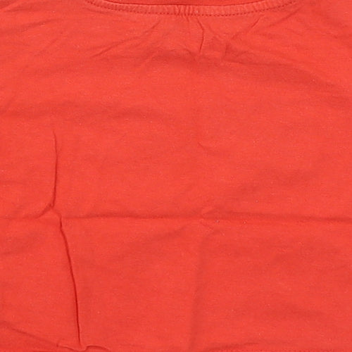 Early days Baby Red  100% Cotton Basic T-Shirt Size 12-18 Months Round Neck Pullover