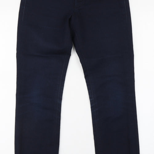 Suzy Radcliffe Womens Blue  Cotton Straight Jeans Size 27 in L28 in Regular Zip