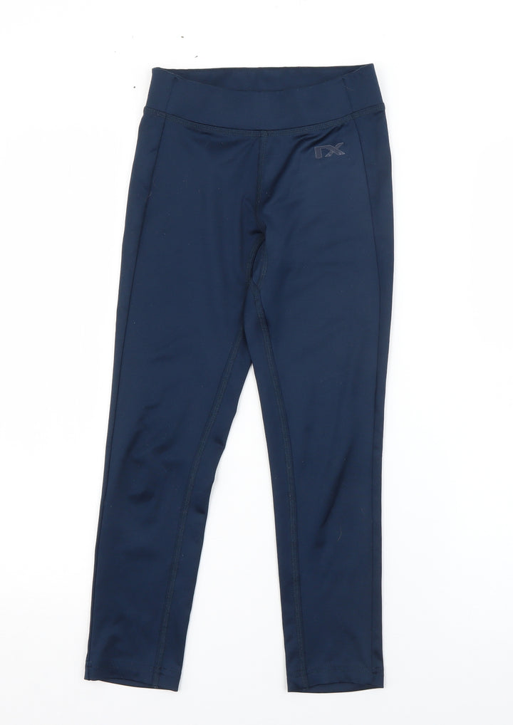 NEXT Girls Blue  Polyester Pedal Pusher Trousers Size 9 Months  Regular