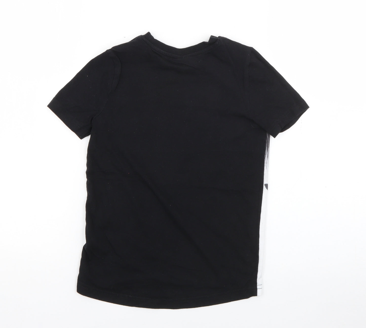 Tesco Boys Black  Cotton Basic T-Shirt Size 5-6 Years Crew Neck  - Batman
