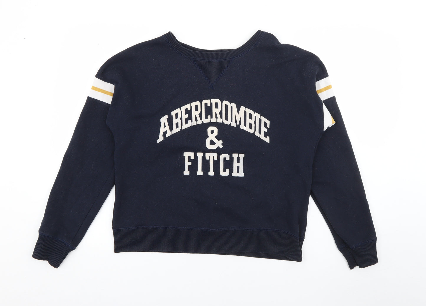 Abercrombie & Fitch Womens Blue  Cotton Pullover Sweatshirt Size XS