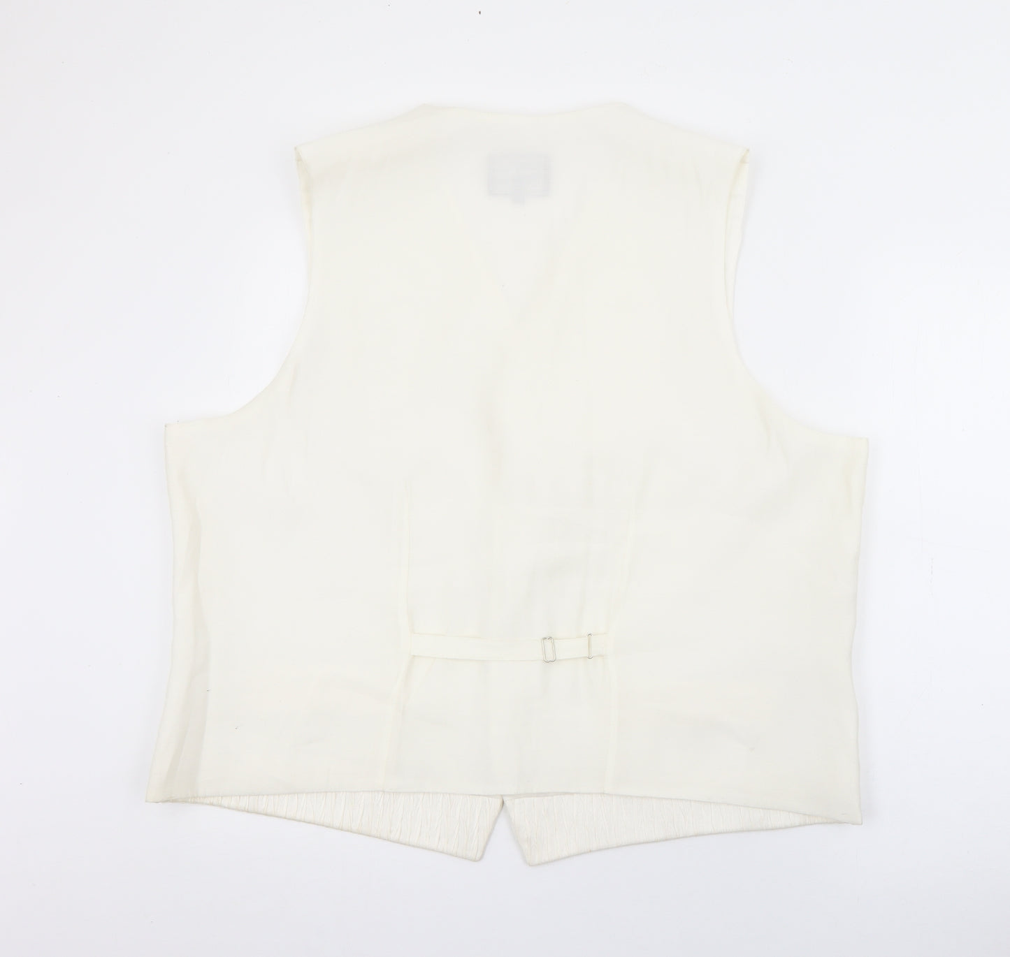 Piscador Mens Ivory  Polyester Jacket Suit Waistcoat Size L