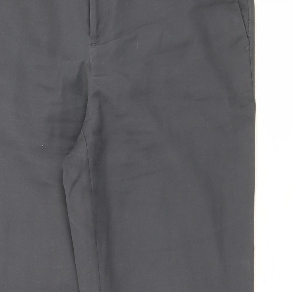 Banana Republic Womens Grey  Cotton Trousers  Size 12 L31 in Regular