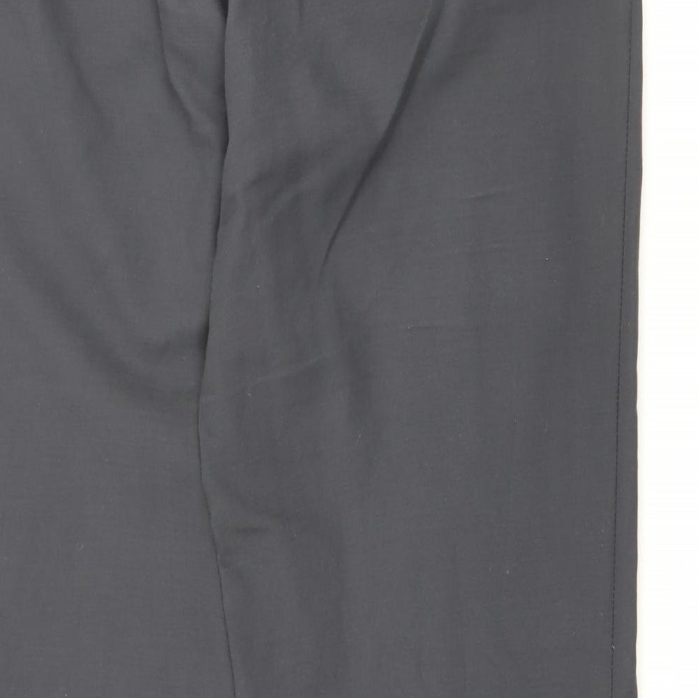 Banana Republic Womens Grey  Cotton Trousers  Size 12 L31 in Regular