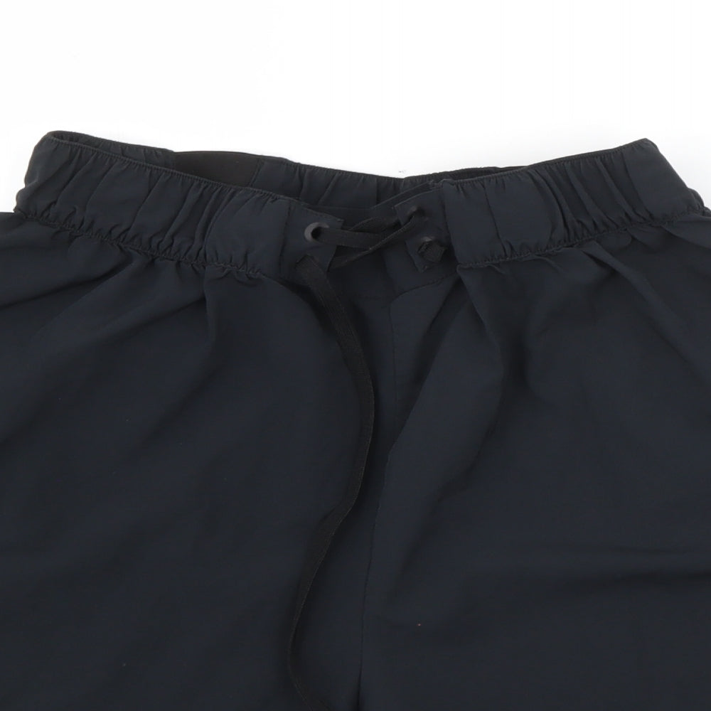 Gymshark Mens Black  Polyester Sweat Shorts Size M L8 in Regular