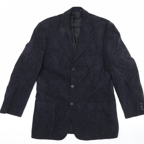 Marks and Spencer Mens Blue  Viscose Jacket Blazer Size M