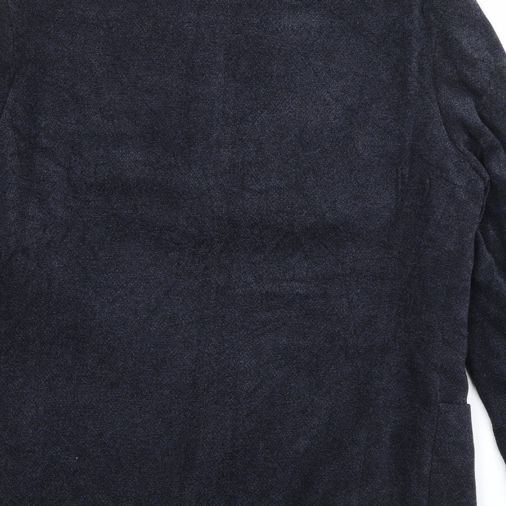 Marks and Spencer Mens Blue  Viscose Jacket Blazer Size M