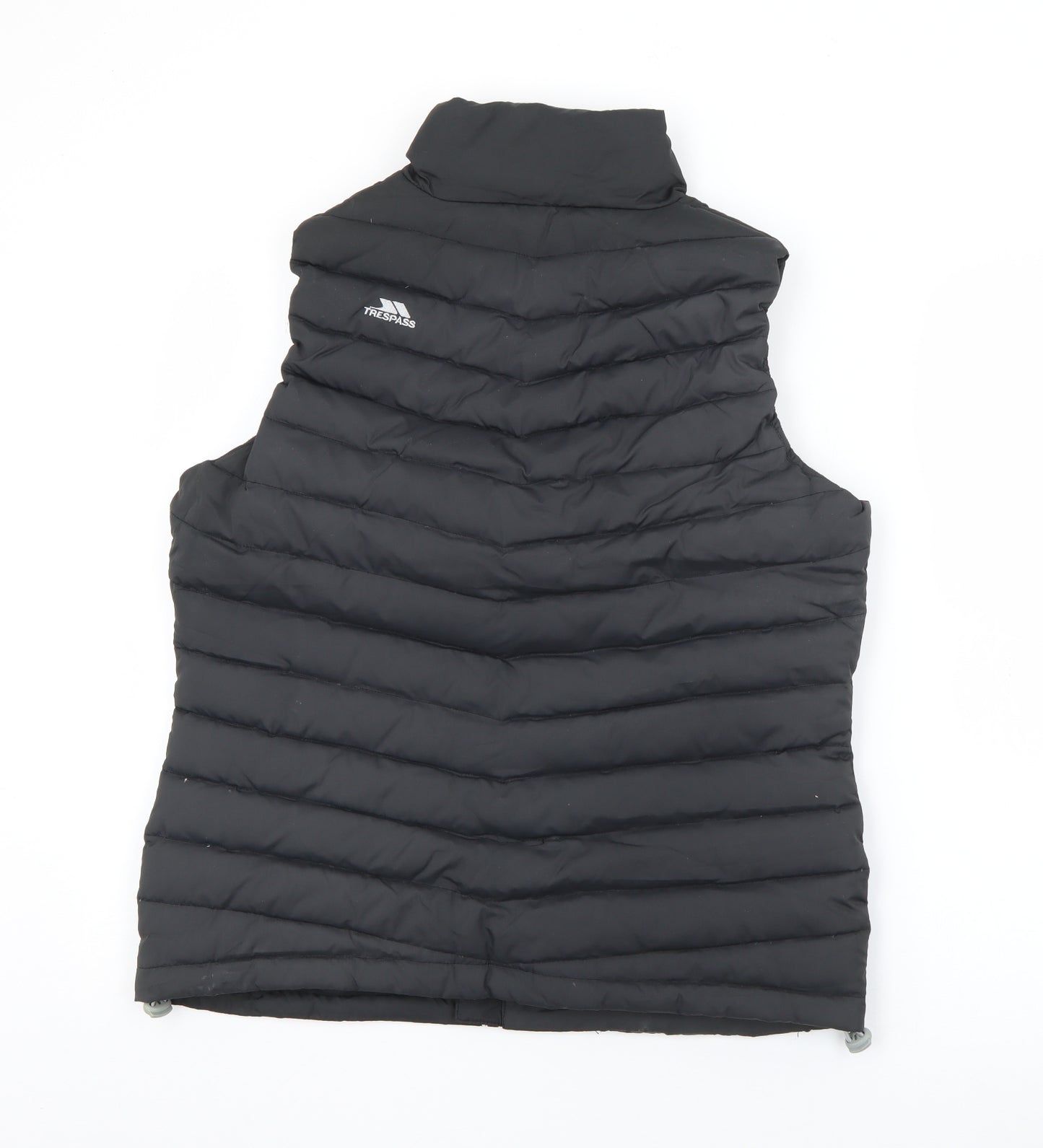 Trespass Womens Black   Gilet Coat Size M  Zip