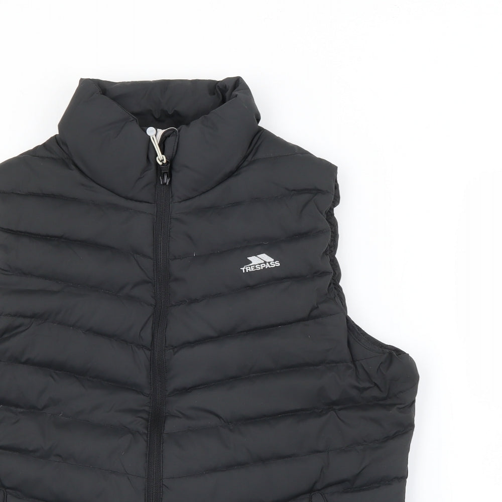 Trespass Womens Black   Gilet Coat Size M  Zip