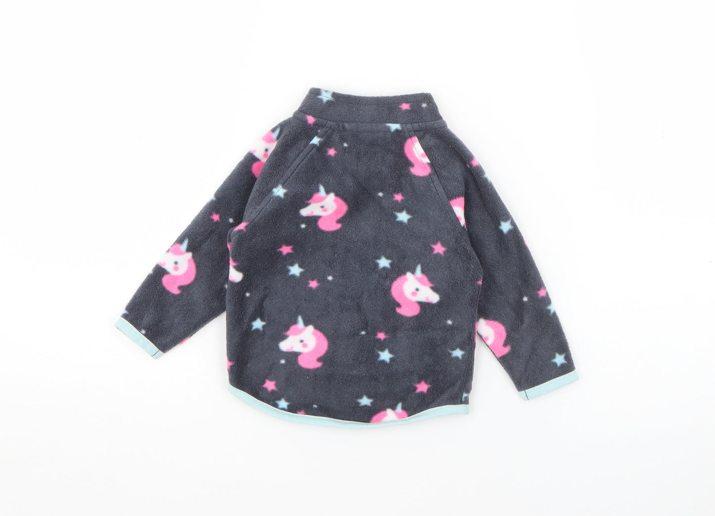 Dunnes Stores Baby Grey Geometric  Jacket  Size 3-6 Months   Zip - Unicorn