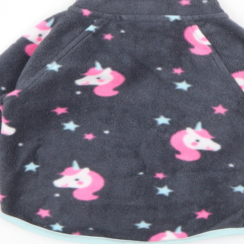 Dunnes Stores Baby Grey Geometric  Jacket  Size 3-6 Months   Zip - Unicorn