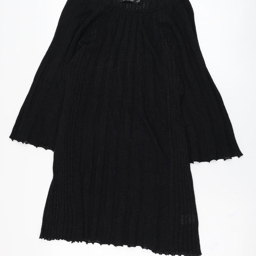 Atmosphere Womens Black  Acrylic Shift  Size 10  Round Neck Pullover