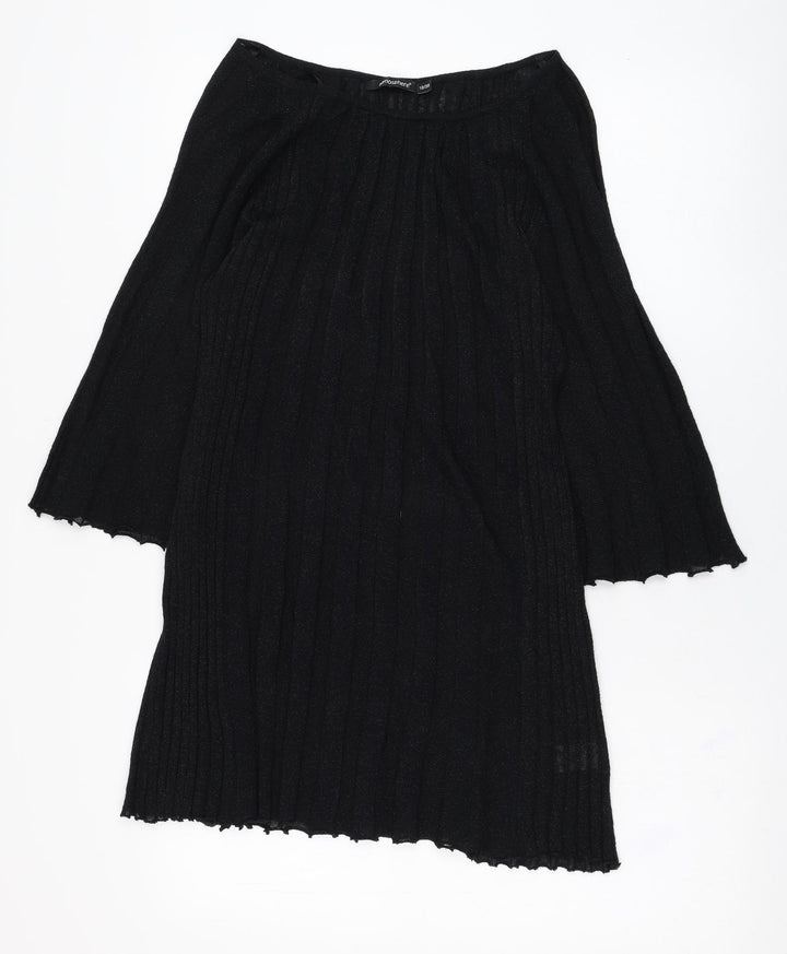 Atmosphere Womens Black  Acrylic Shift  Size 10  Round Neck Pullover