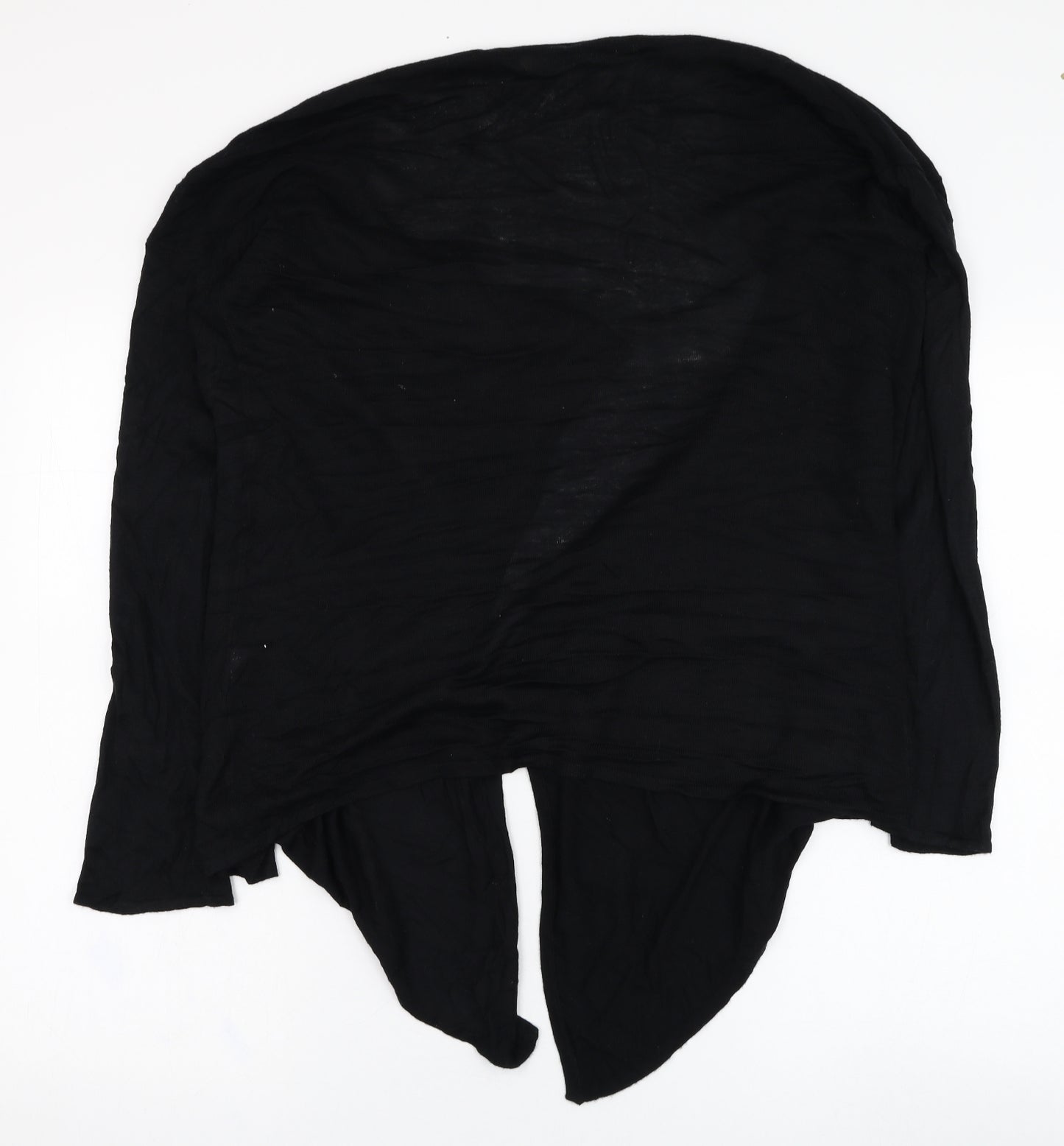 BHS Womens Black Round Neck  Polyester Cardigan Jumper Size 12