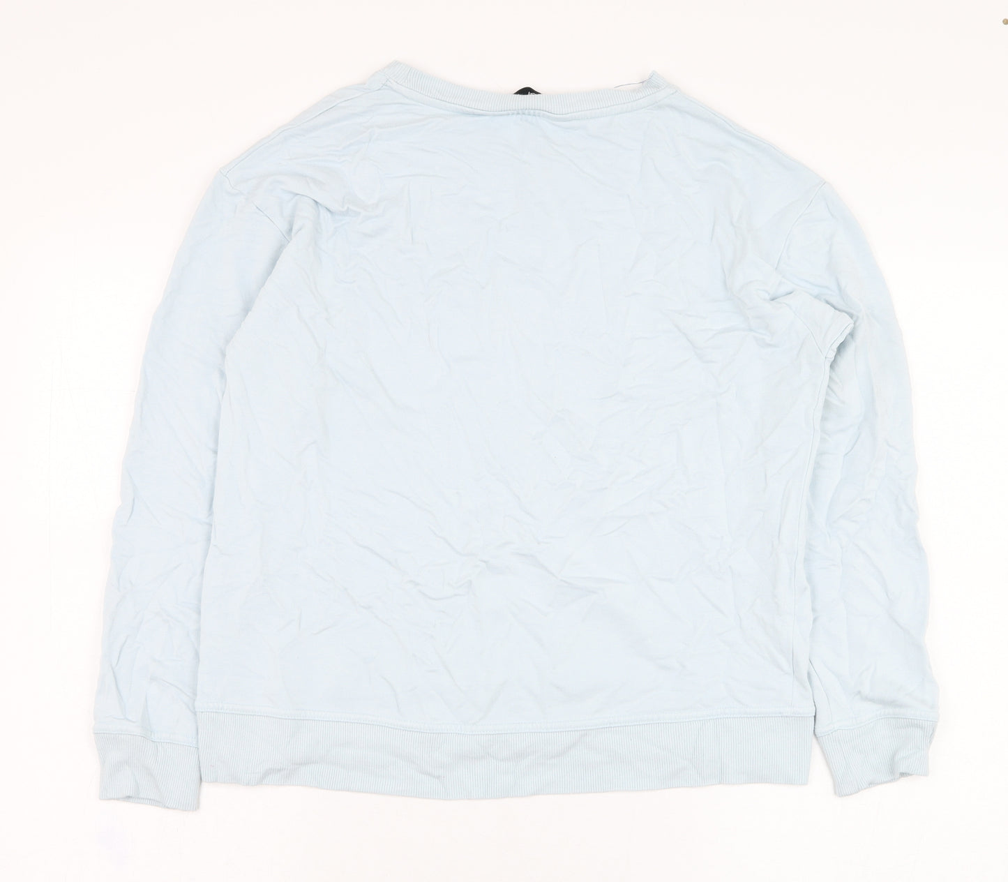 F&F Womens Blue  Viscose Pullover Sweatshirt Size 10  Pullover