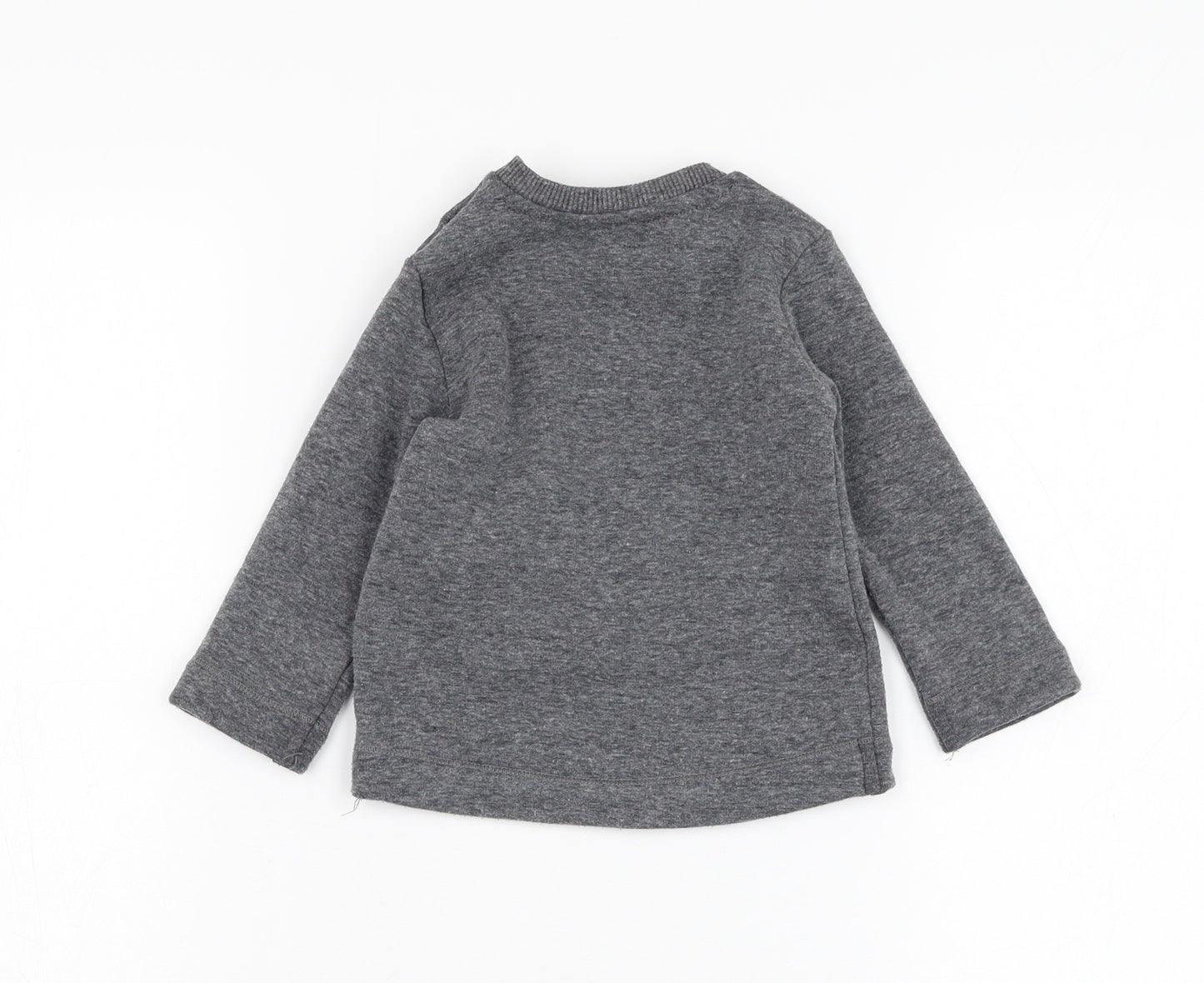 George Boys Grey  Polyester Pullover Jumper Size 6-9 Months  Pullover - Monster