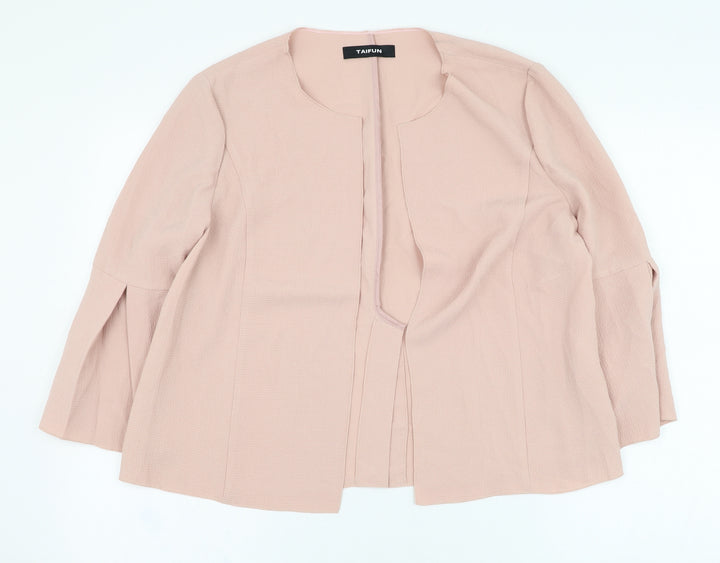 Taifun Womens Pink Jacket Blazer Size M