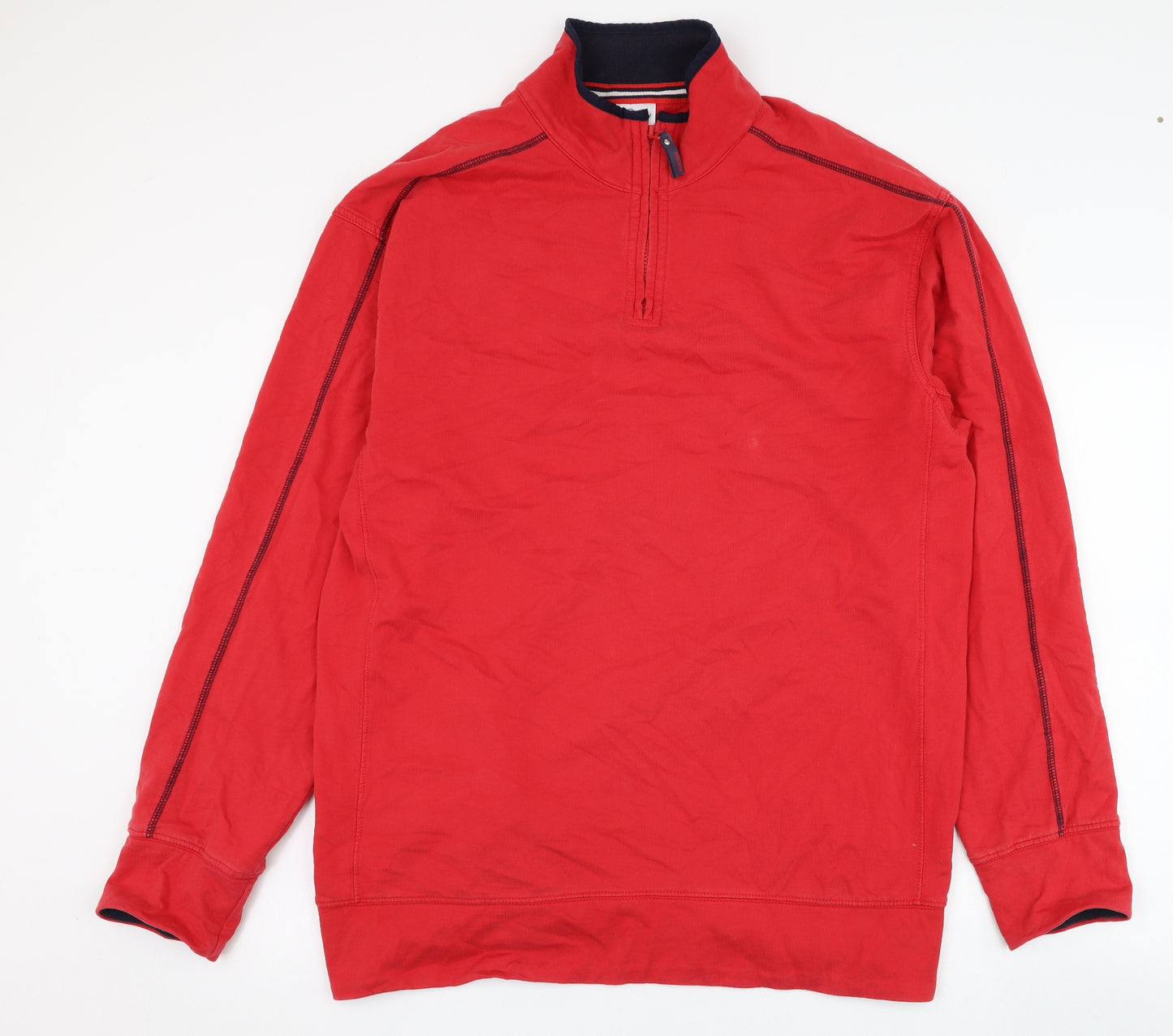 Front Row Mens Red  Cotton Pullover Sweatshirt Size XL