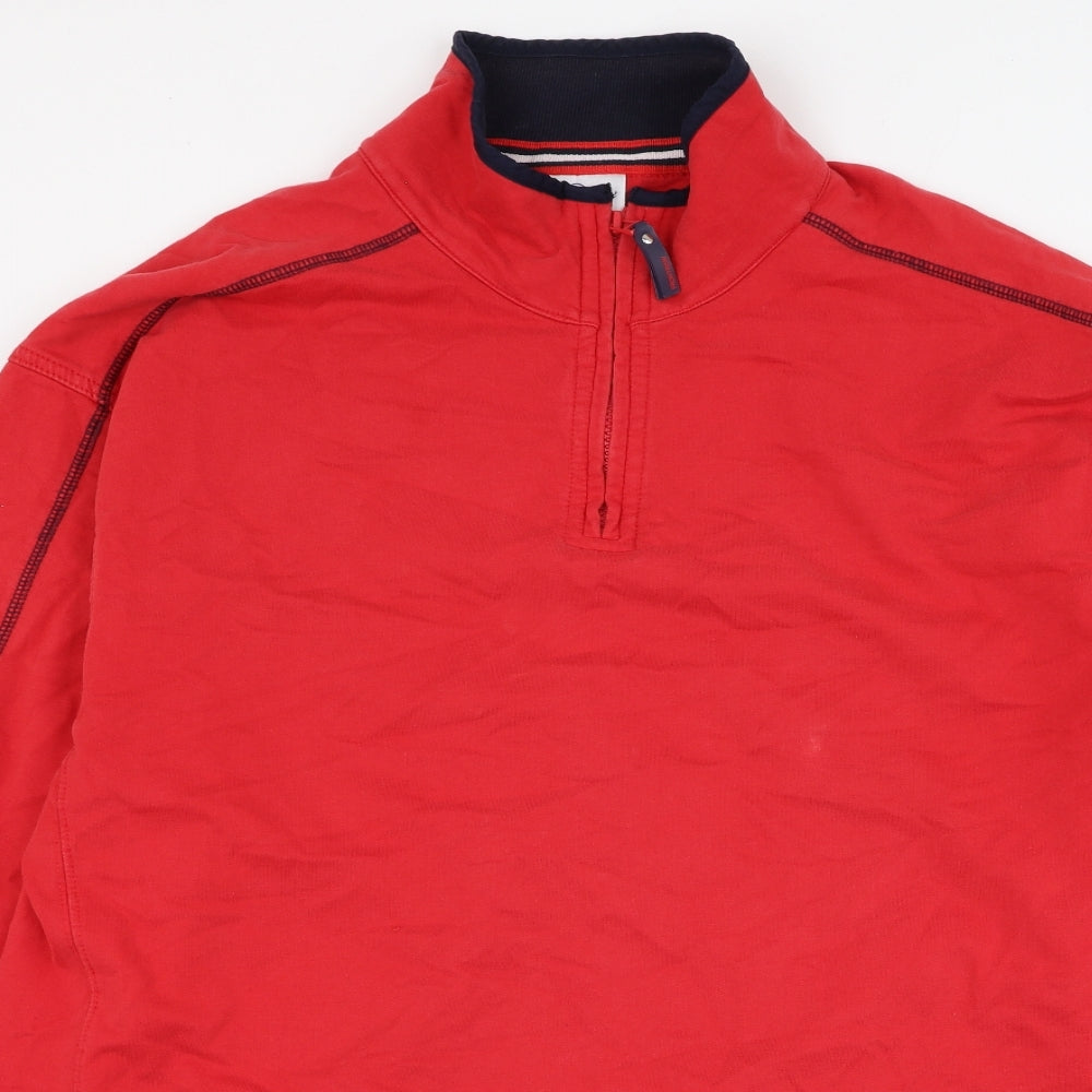 Front Row Mens Red  Cotton Pullover Sweatshirt Size XL