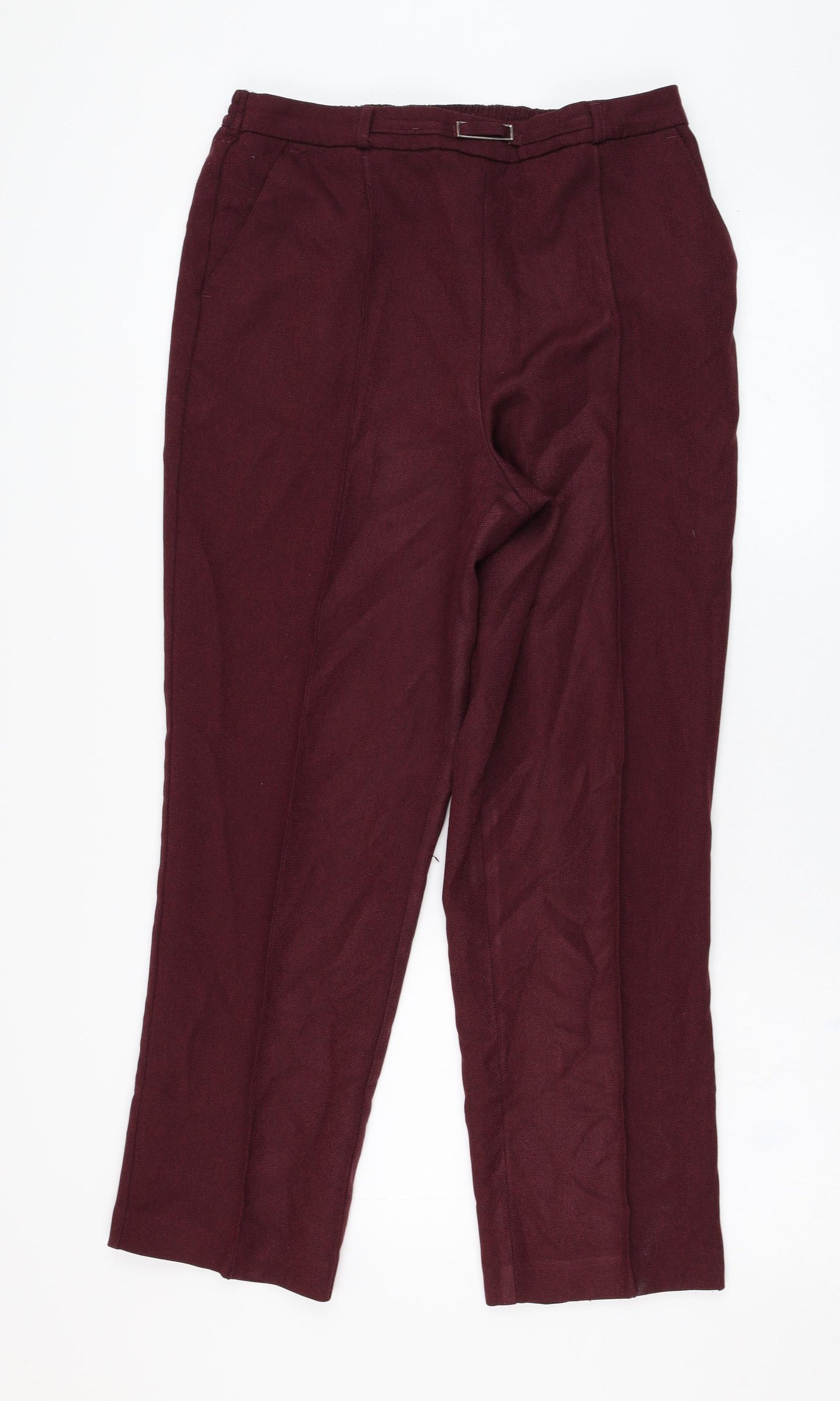Honor Milburn Womens Purple  Polyester Trousers  Size 14 L27 in Regular