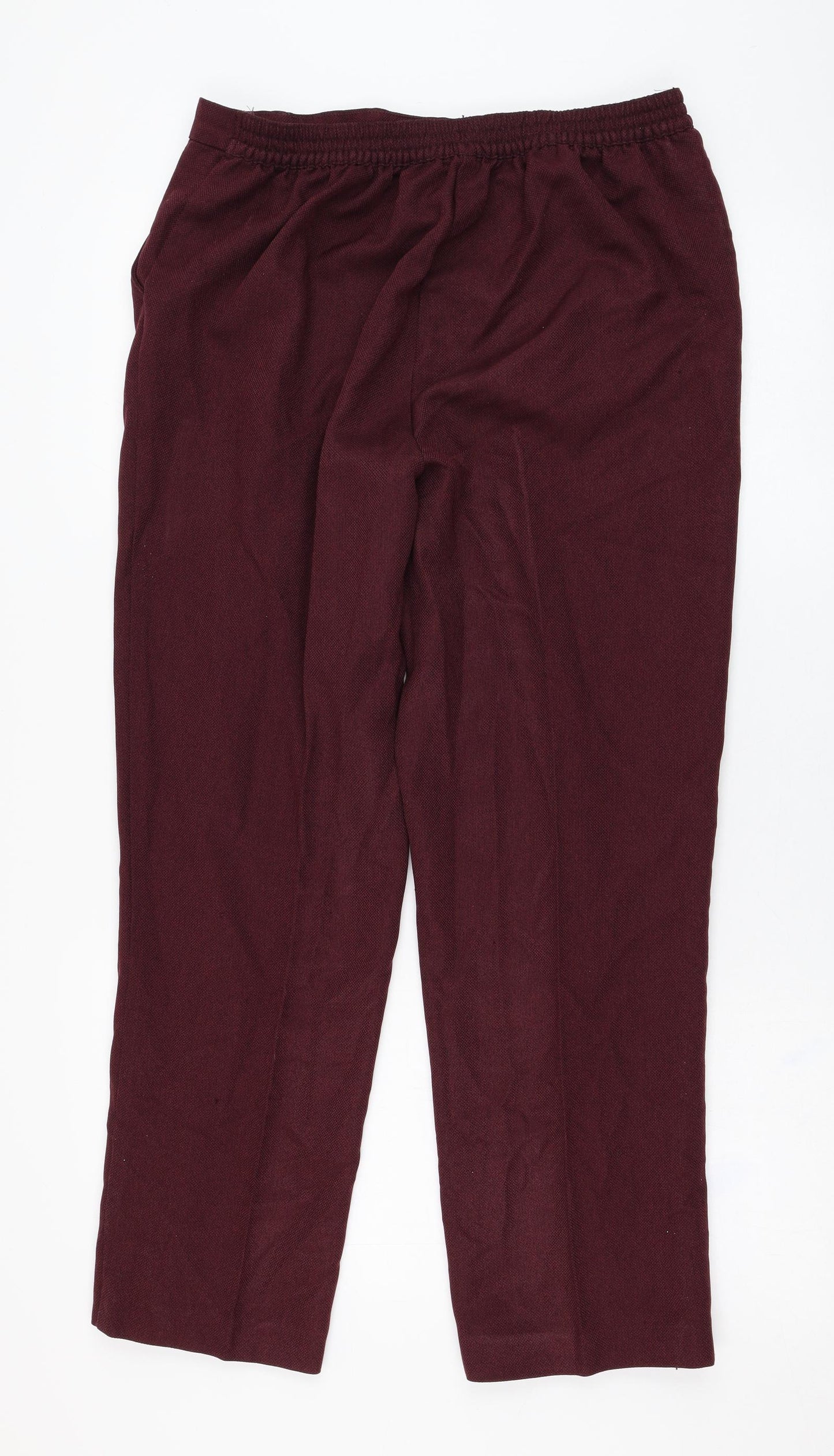 Honor Milburn Womens Purple  Polyester Trousers  Size 14 L27 in Regular