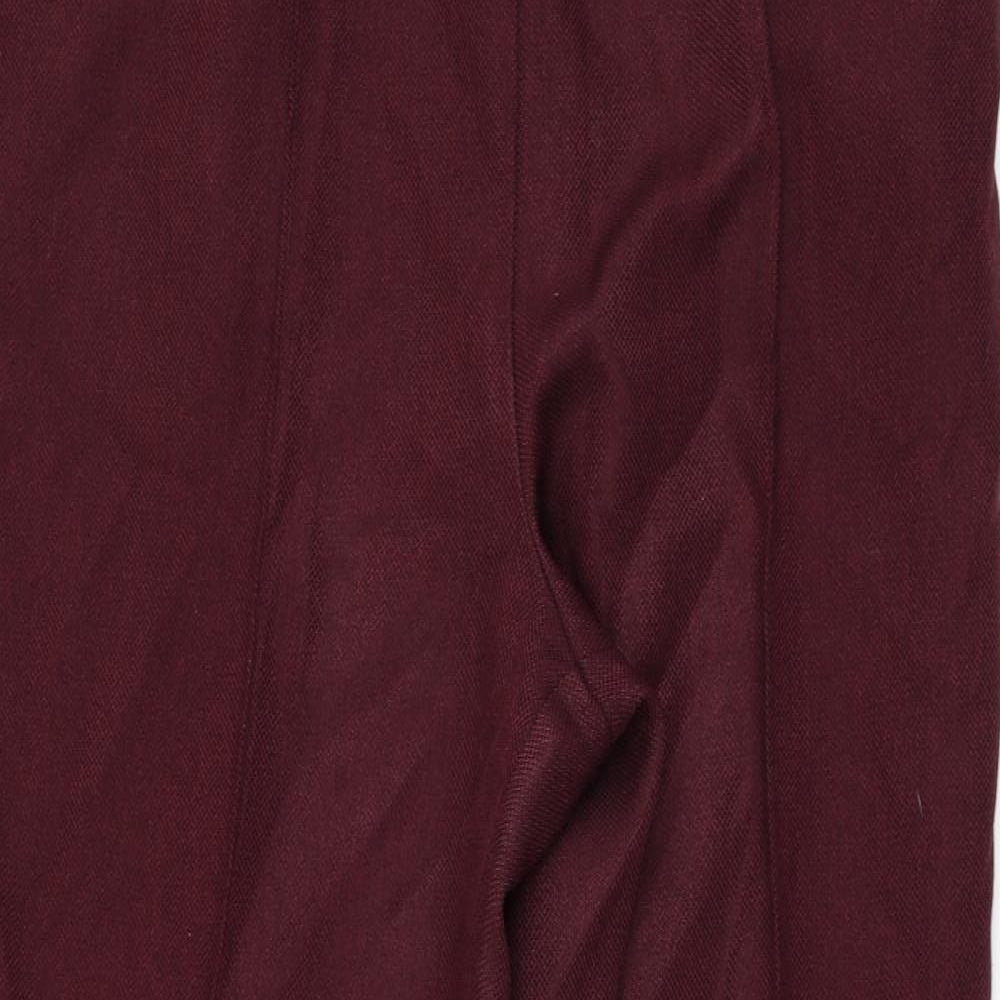 Honor Milburn Womens Purple  Polyester Trousers  Size 14 L27 in Regular