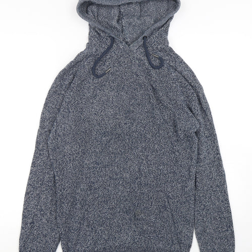 NEXT Mens Blue  Cotton Pullover Hoodie Size S