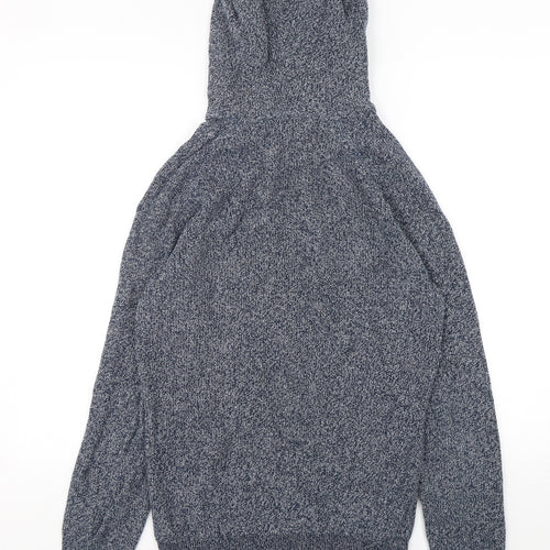 NEXT Mens Blue  Cotton Pullover Hoodie Size S