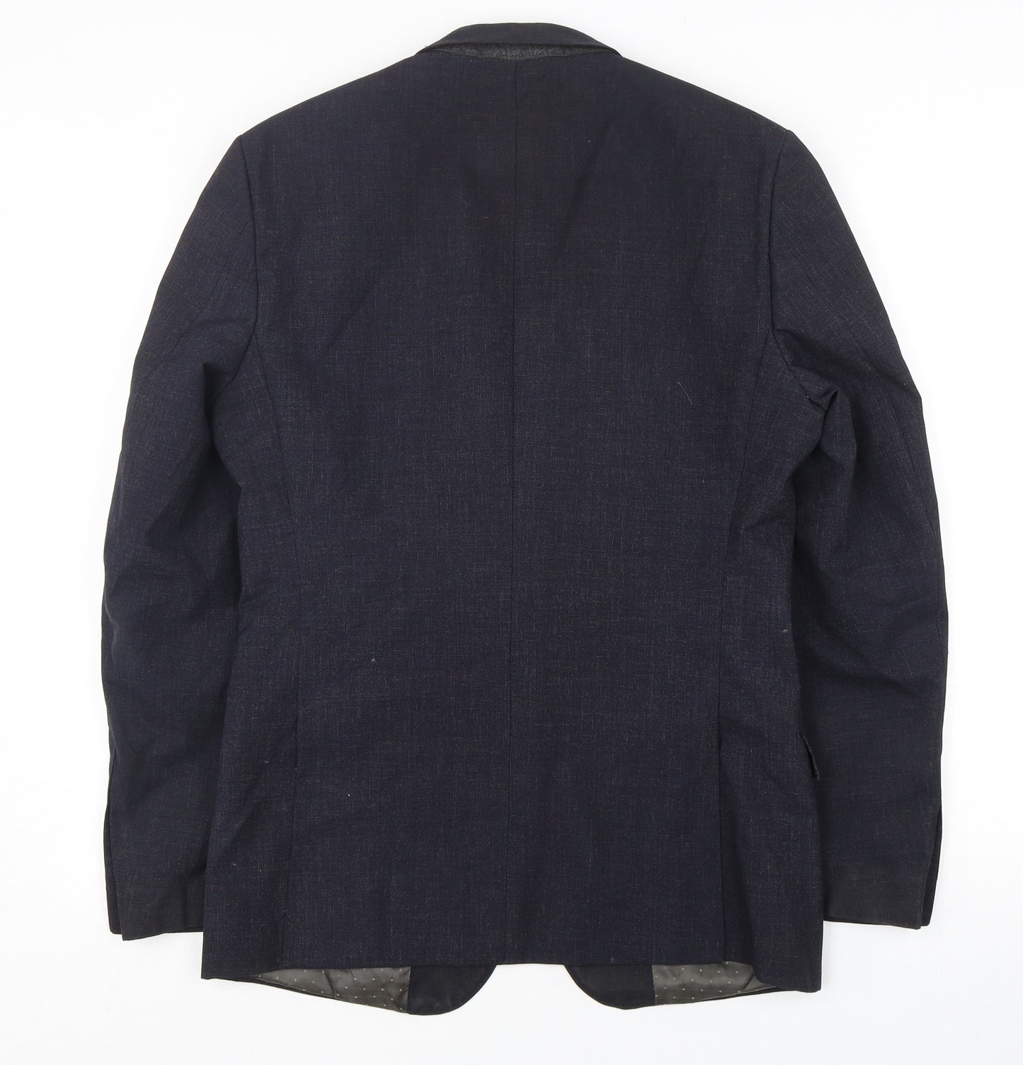 The Spitalfields Clothing Co. Mens Blue  Polyester Jacket Suit Jacket