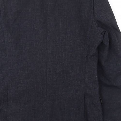 The Spitalfields Clothing Co. Mens Blue  Polyester Jacket Suit Jacket