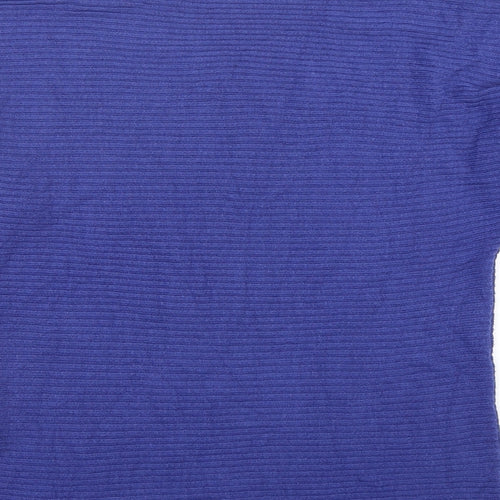 NEXT Womens Purple Scoop Neck  Acrylic Pullover Jumper Size S