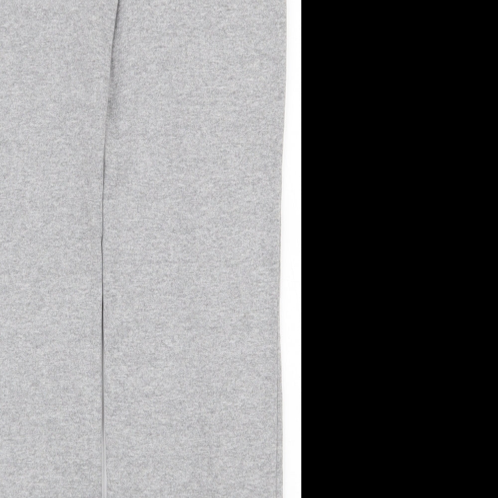 McKenzie Womens Grey  Cotton Jogger Trousers Size 12 L30.5 in Regular Drawstring