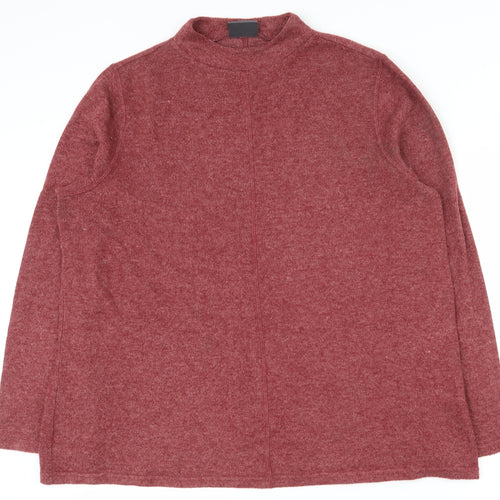 Yessica Womens Red  Polyester Pullover Sweatshirt Size L  Pullover